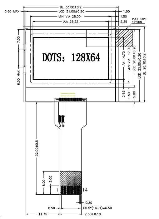 lcd drawing